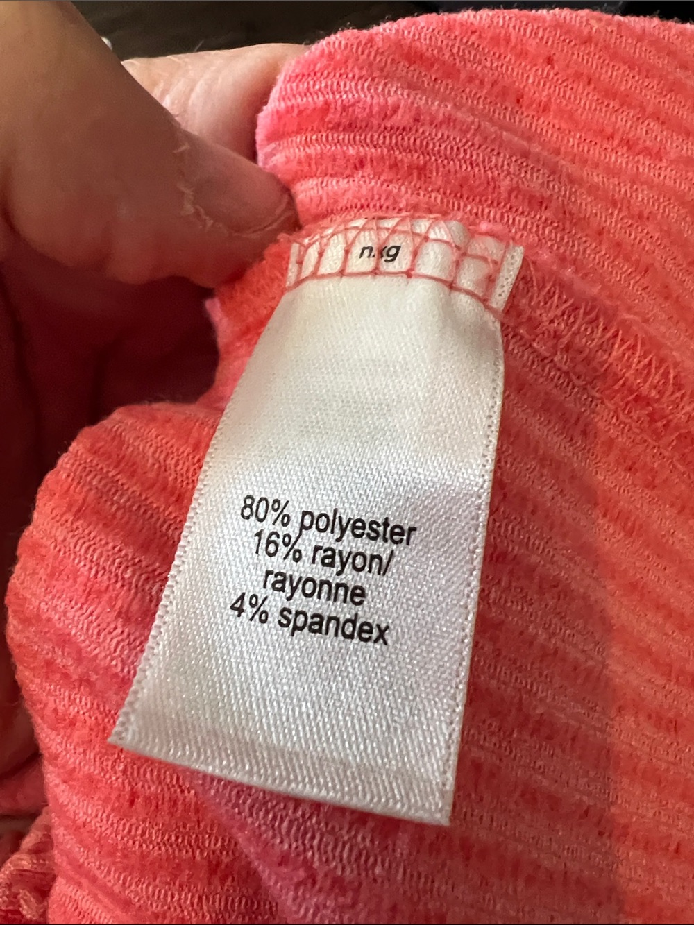 Textured Short-Sleeve Tunic Top in Coral Pink H032 - Picture 2 of 5
